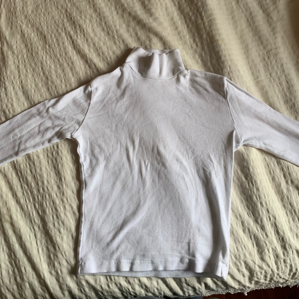 Brandy Melville Daniela White Turtleneck Top